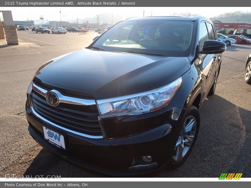 Attitude Black Metallic / Almond 2015 Toyota Highlander Limited AWD