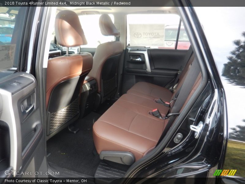 Midnight Black Metallic / Redwood 2018 Toyota 4Runner Limited 4x4