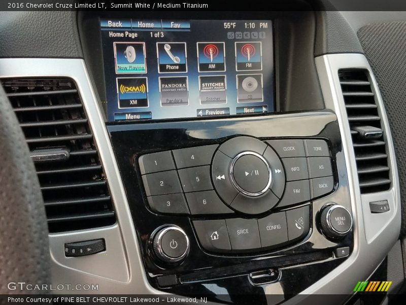 Summit White / Medium Titanium 2016 Chevrolet Cruze Limited LT