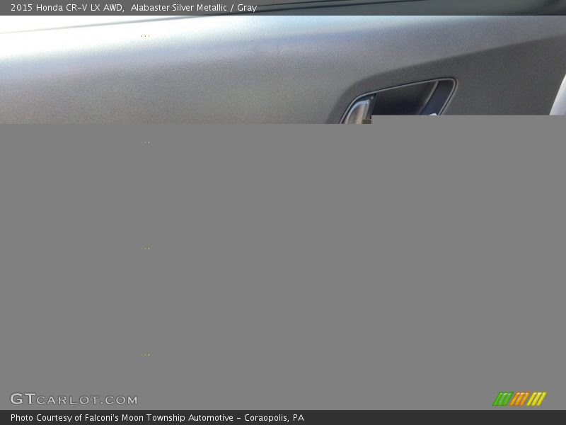 Alabaster Silver Metallic / Gray 2015 Honda CR-V LX AWD