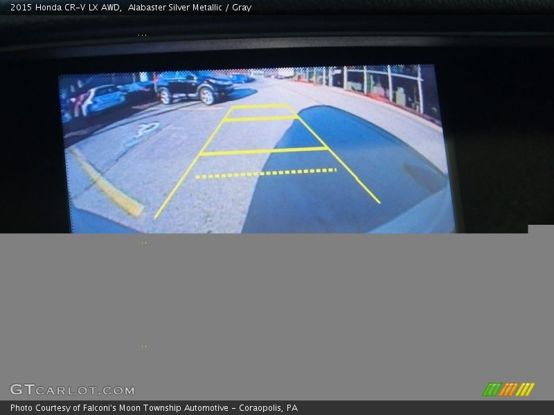 Alabaster Silver Metallic / Gray 2015 Honda CR-V LX AWD