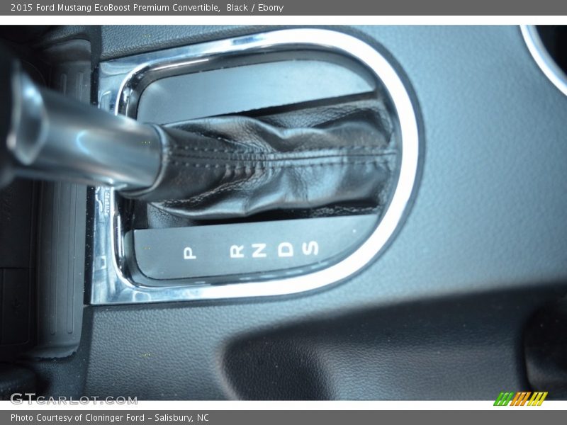 Black / Ebony 2015 Ford Mustang EcoBoost Premium Convertible