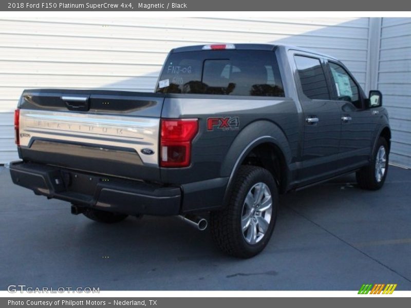 Magnetic / Black 2018 Ford F150 Platinum SuperCrew 4x4