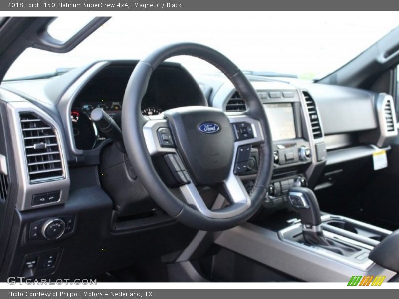 Magnetic / Black 2018 Ford F150 Platinum SuperCrew 4x4