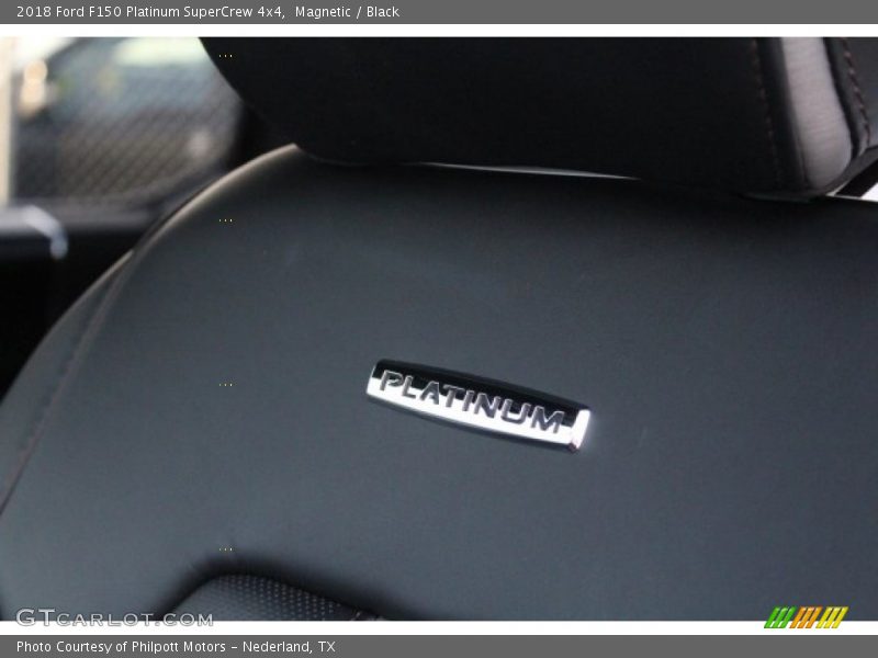 Magnetic / Black 2018 Ford F150 Platinum SuperCrew 4x4