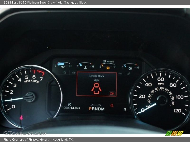Magnetic / Black 2018 Ford F150 Platinum SuperCrew 4x4