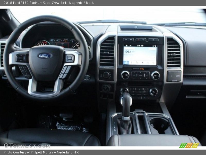 Magnetic / Black 2018 Ford F150 Platinum SuperCrew 4x4