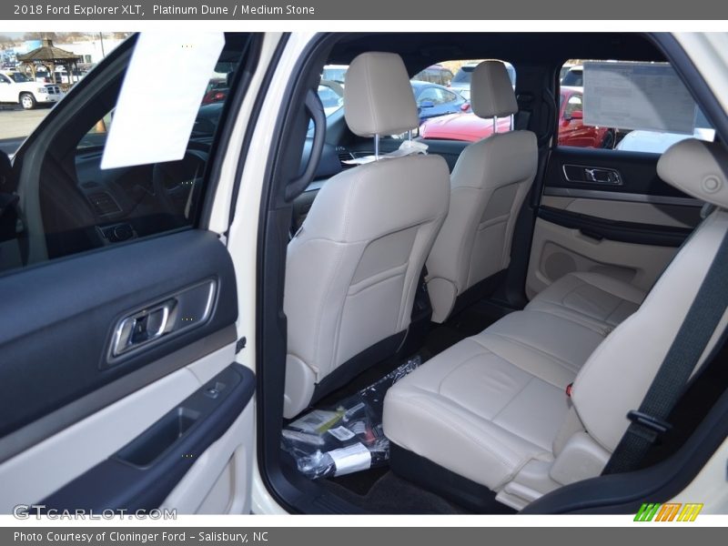 Rear Seat of 2018 Explorer XLT