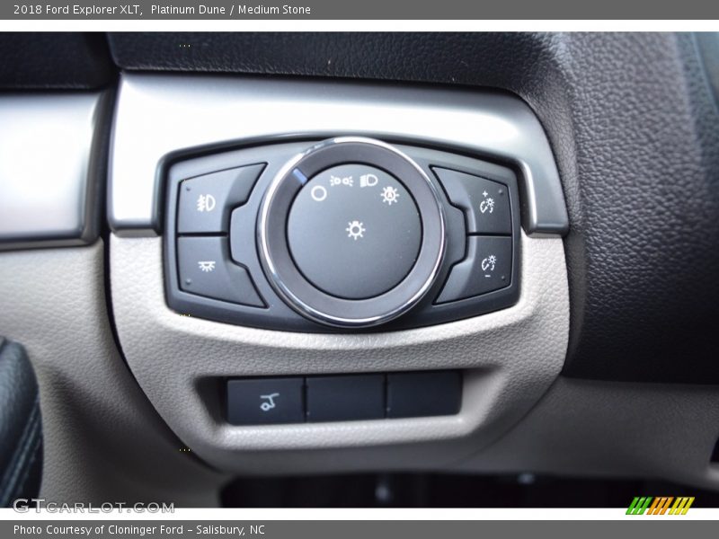 Controls of 2018 Explorer XLT