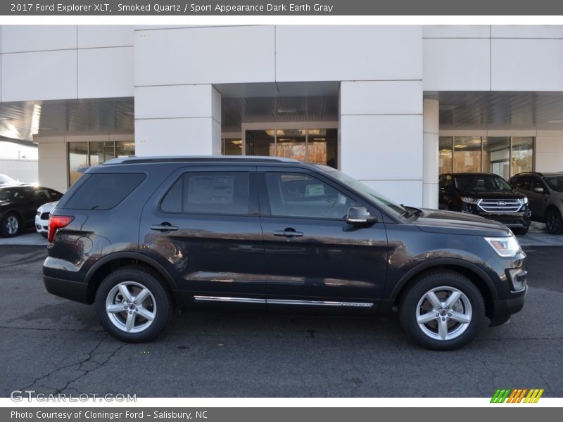 Smoked Quartz / Sport Appearance Dark Earth Gray 2017 Ford Explorer XLT