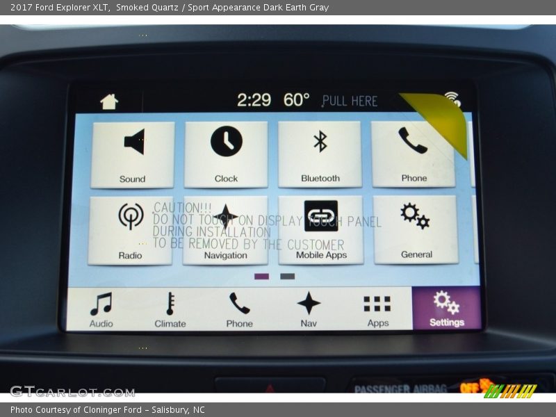 Smoked Quartz / Sport Appearance Dark Earth Gray 2017 Ford Explorer XLT