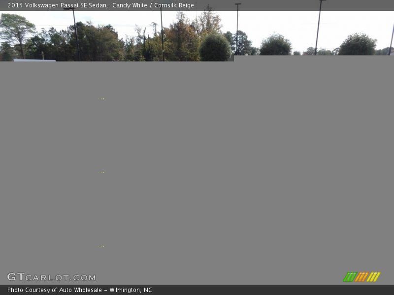 Candy White / Cornsilk Beige 2015 Volkswagen Passat SE Sedan
