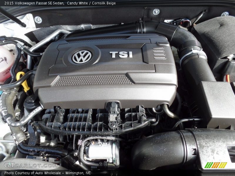 Candy White / Cornsilk Beige 2015 Volkswagen Passat SE Sedan