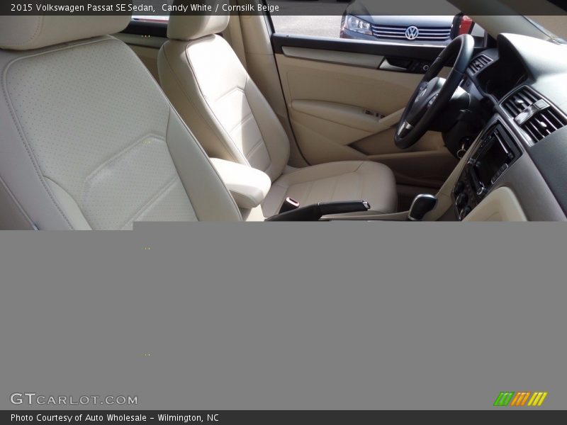 Candy White / Cornsilk Beige 2015 Volkswagen Passat SE Sedan