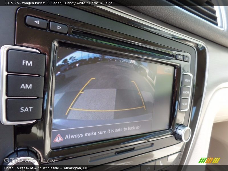 Candy White / Cornsilk Beige 2015 Volkswagen Passat SE Sedan