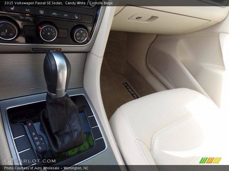 Candy White / Cornsilk Beige 2015 Volkswagen Passat SE Sedan