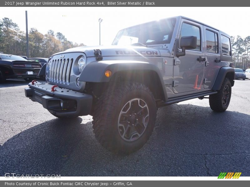 Billet Silver Metallic / Black 2017 Jeep Wrangler Unlimited Rubicon Hard Rock 4x4