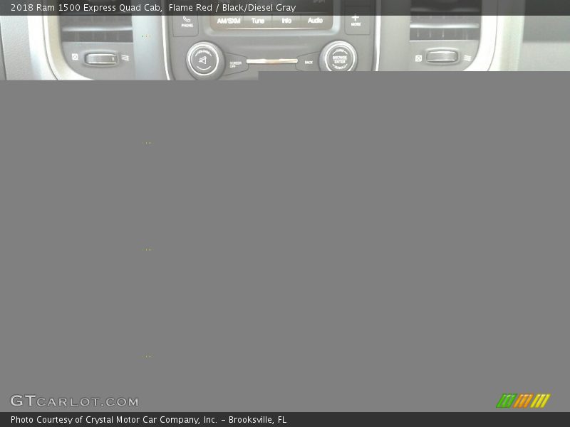 Flame Red / Black/Diesel Gray 2018 Ram 1500 Express Quad Cab