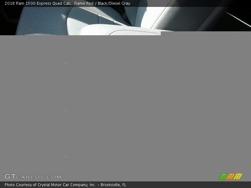 Flame Red / Black/Diesel Gray 2018 Ram 1500 Express Quad Cab