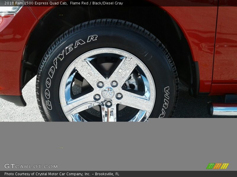 Flame Red / Black/Diesel Gray 2018 Ram 1500 Express Quad Cab