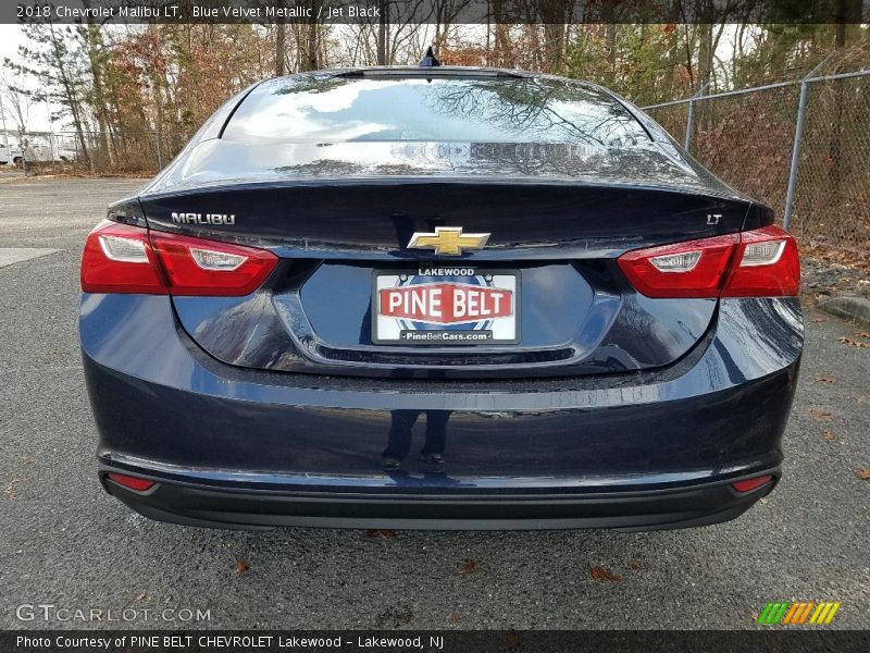 Blue Velvet Metallic / Jet Black 2018 Chevrolet Malibu LT