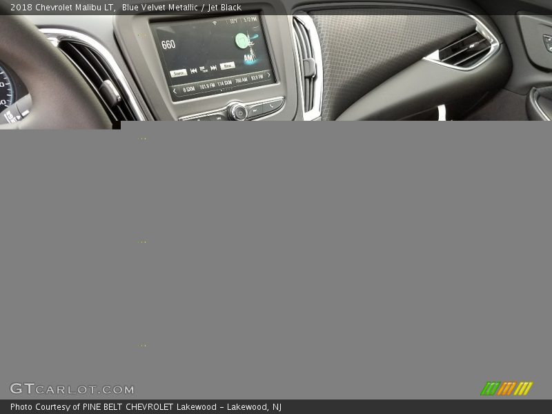 Blue Velvet Metallic / Jet Black 2018 Chevrolet Malibu LT