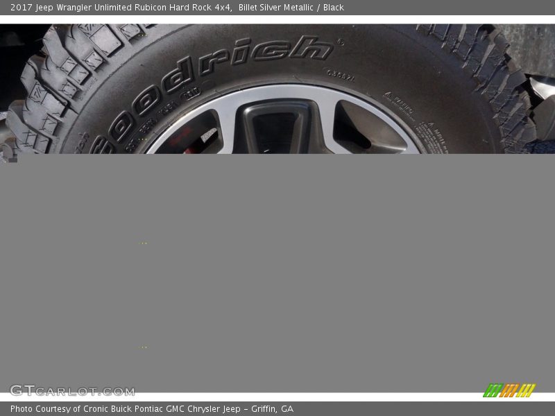 Billet Silver Metallic / Black 2017 Jeep Wrangler Unlimited Rubicon Hard Rock 4x4