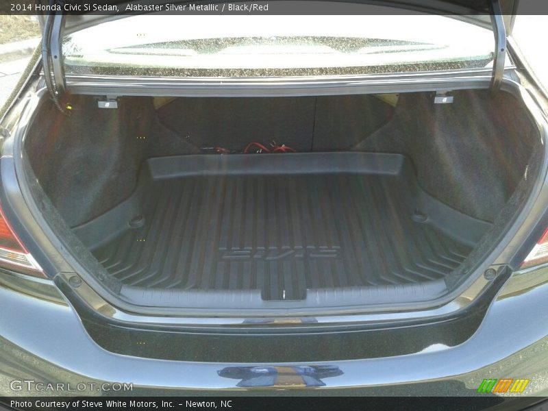 Alabaster Silver Metallic / Black/Red 2014 Honda Civic Si Sedan