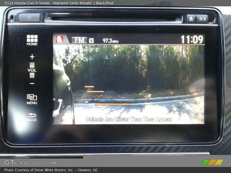 Alabaster Silver Metallic / Black/Red 2014 Honda Civic Si Sedan