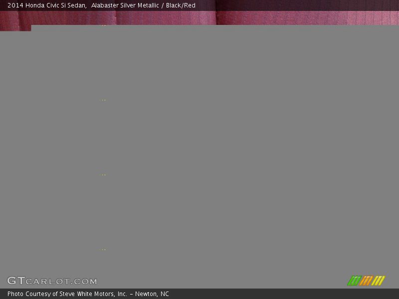 Alabaster Silver Metallic / Black/Red 2014 Honda Civic Si Sedan