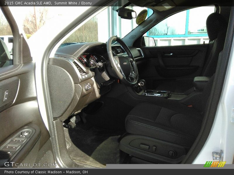 Summit White / Ebony 2015 GMC Acadia SLE AWD