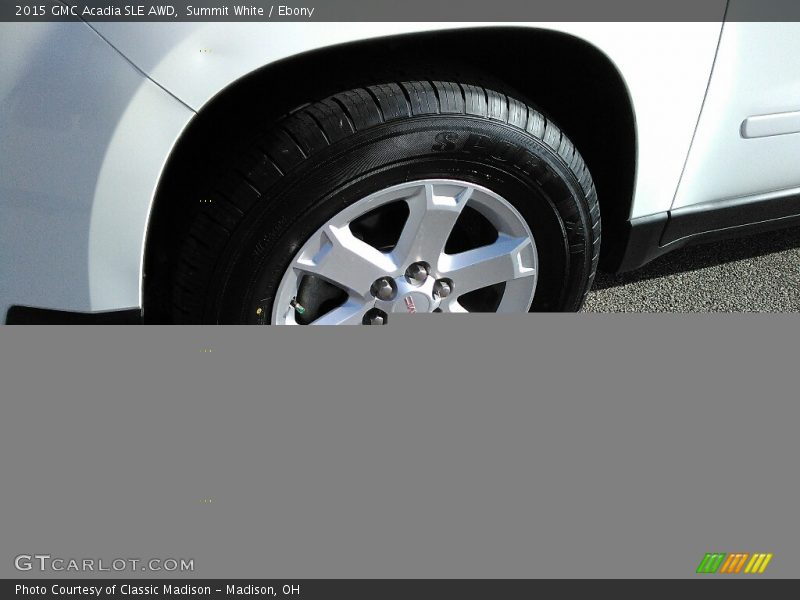 Summit White / Ebony 2015 GMC Acadia SLE AWD