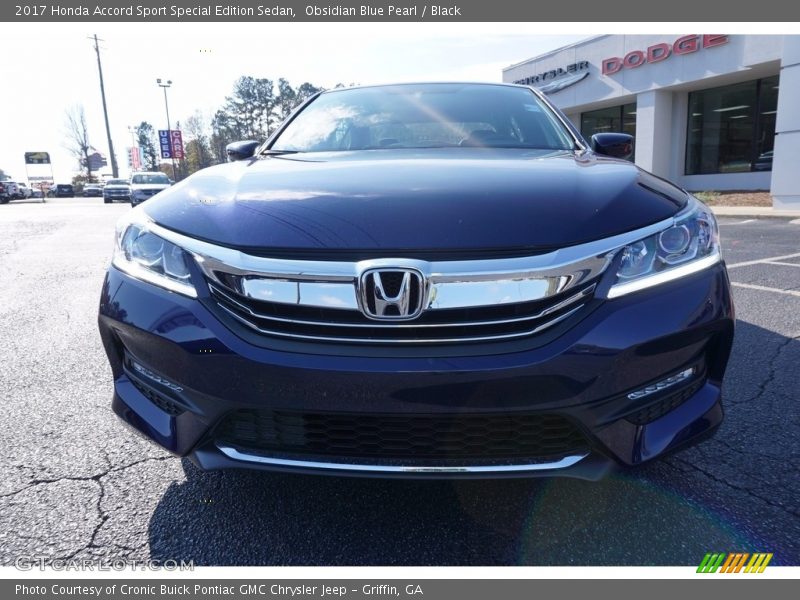 Obsidian Blue Pearl / Black 2017 Honda Accord Sport Special Edition Sedan