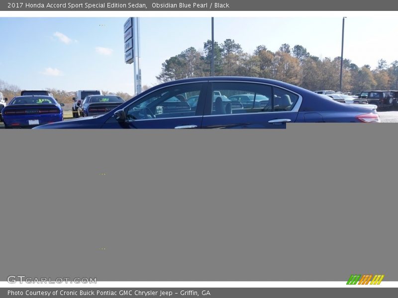 Obsidian Blue Pearl / Black 2017 Honda Accord Sport Special Edition Sedan