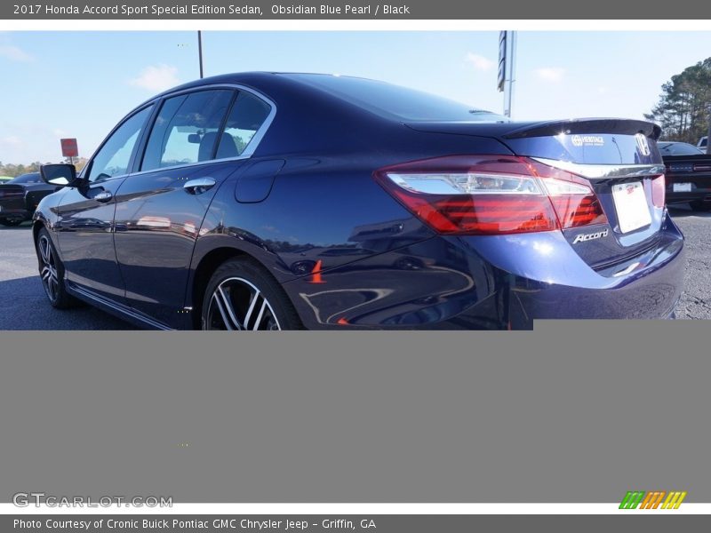 Obsidian Blue Pearl / Black 2017 Honda Accord Sport Special Edition Sedan