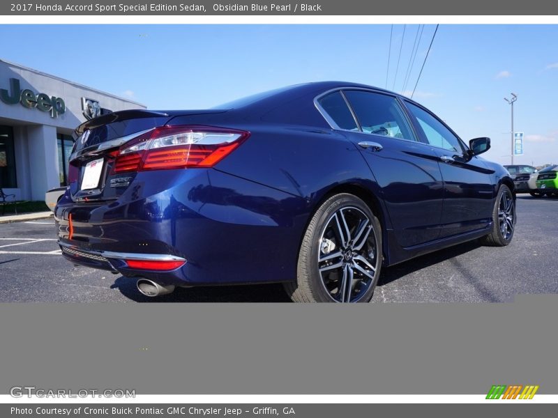 Obsidian Blue Pearl / Black 2017 Honda Accord Sport Special Edition Sedan