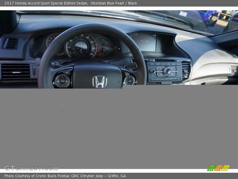 Obsidian Blue Pearl / Black 2017 Honda Accord Sport Special Edition Sedan