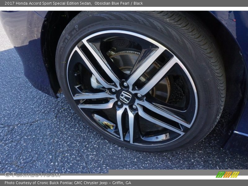 Obsidian Blue Pearl / Black 2017 Honda Accord Sport Special Edition Sedan