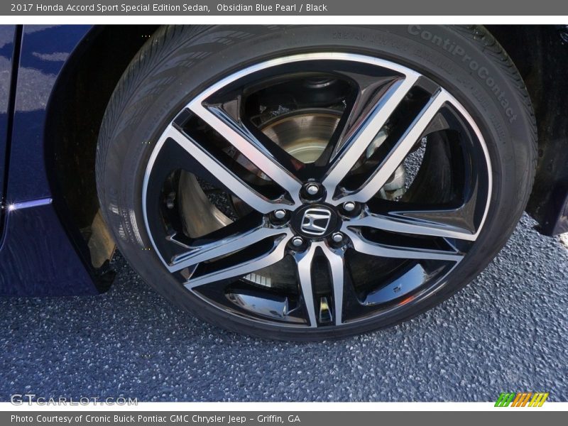 Obsidian Blue Pearl / Black 2017 Honda Accord Sport Special Edition Sedan
