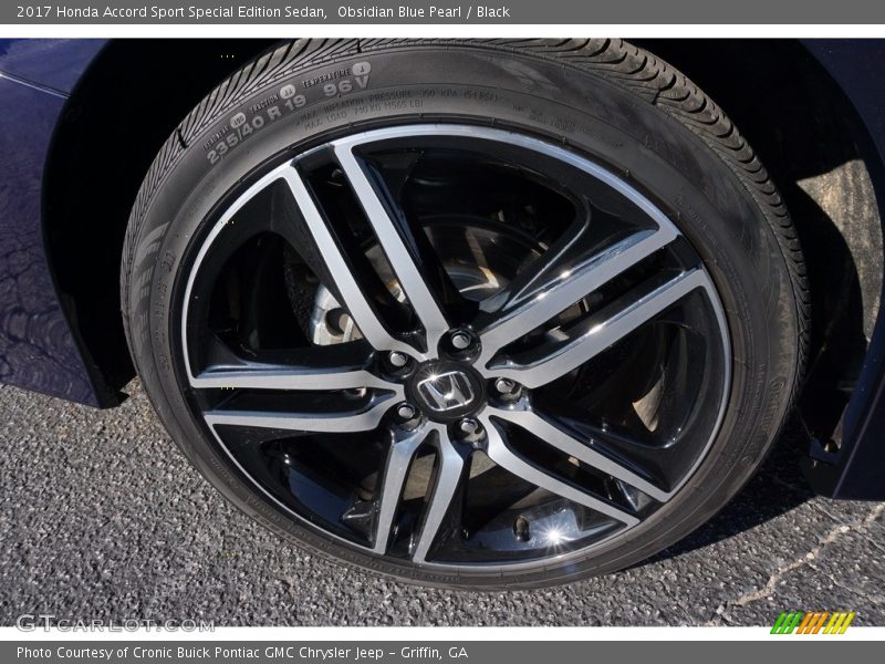 Obsidian Blue Pearl / Black 2017 Honda Accord Sport Special Edition Sedan