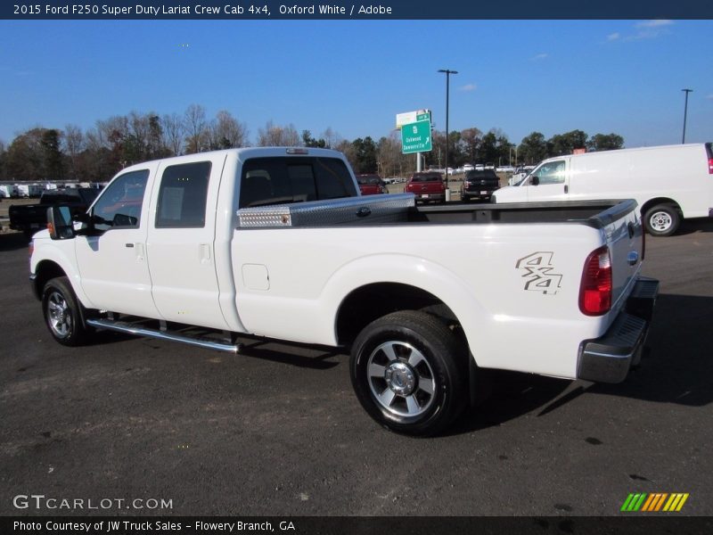 Oxford White / Adobe 2015 Ford F250 Super Duty Lariat Crew Cab 4x4
