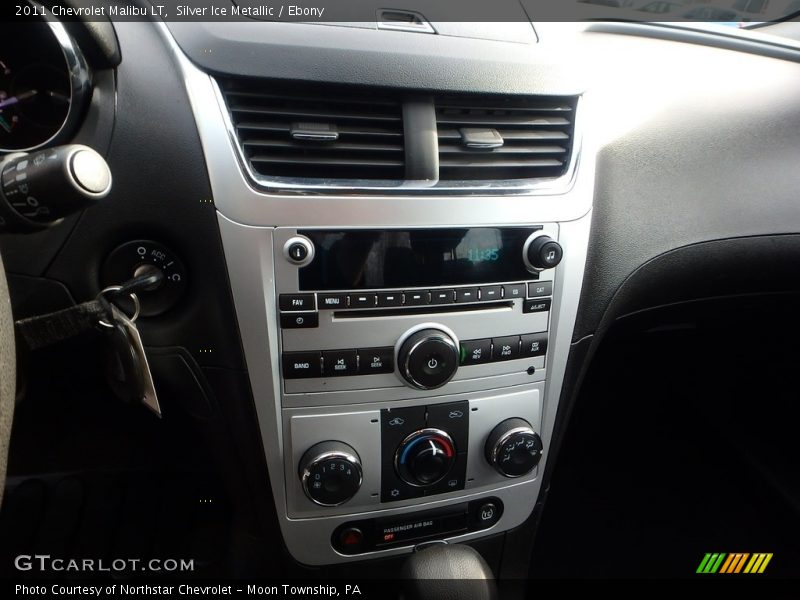 Silver Ice Metallic / Ebony 2011 Chevrolet Malibu LT