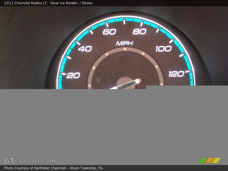 Silver Ice Metallic / Ebony 2011 Chevrolet Malibu LT