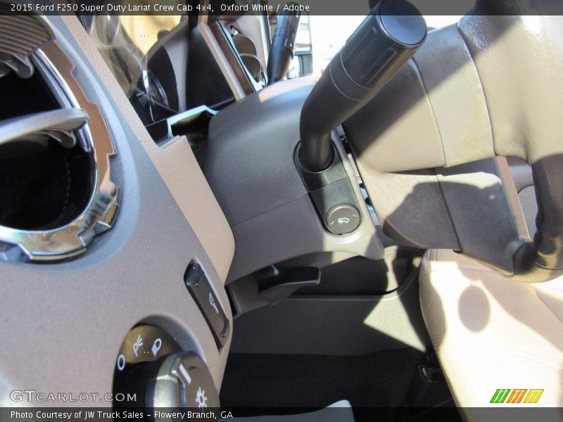 Oxford White / Adobe 2015 Ford F250 Super Duty Lariat Crew Cab 4x4
