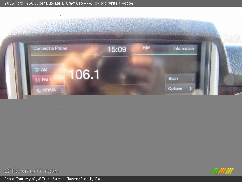 Oxford White / Adobe 2015 Ford F250 Super Duty Lariat Crew Cab 4x4
