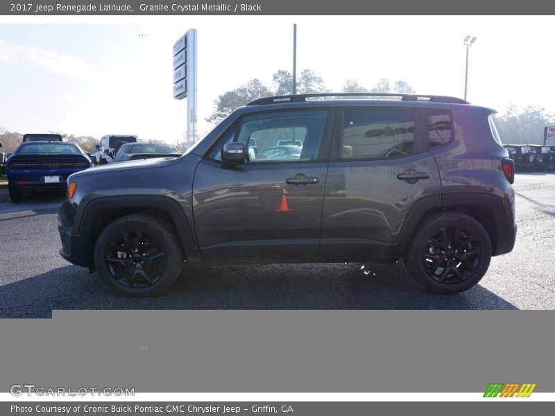 Granite Crystal Metallic / Black 2017 Jeep Renegade Latitude