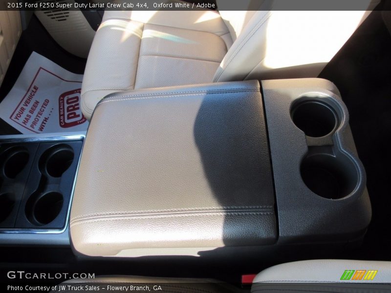 Oxford White / Adobe 2015 Ford F250 Super Duty Lariat Crew Cab 4x4
