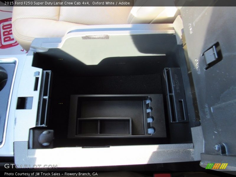 Oxford White / Adobe 2015 Ford F250 Super Duty Lariat Crew Cab 4x4