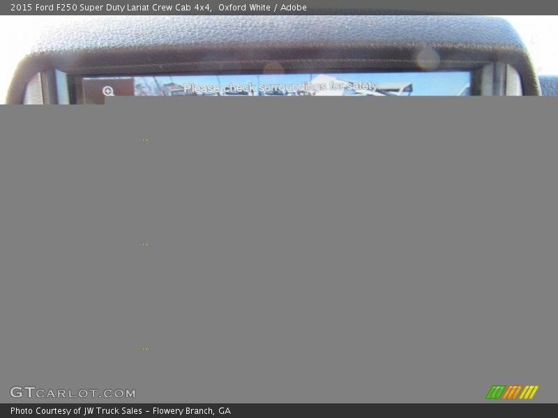 Oxford White / Adobe 2015 Ford F250 Super Duty Lariat Crew Cab 4x4