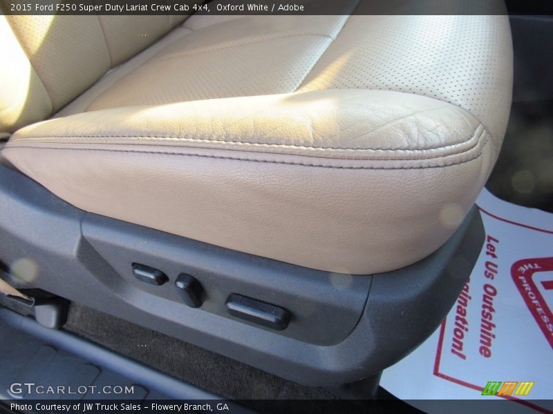 Oxford White / Adobe 2015 Ford F250 Super Duty Lariat Crew Cab 4x4